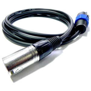 Cabo Xlr Speakon Retorno Periféricos Macho Macho 1