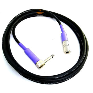 Kit 2 Cabos de Áudio Extensor P10 L Macho P10 Fêmea 4 Metros