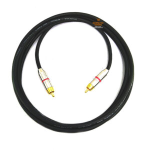 Kit 2 Cabos de Áudio Blindado RCA Macho RCA Macho 3 Metros